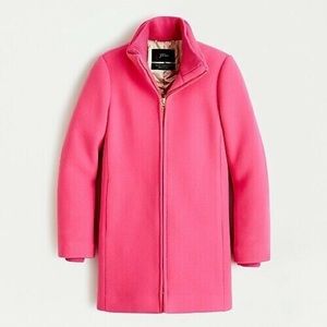 Pink JCrew Wool ‘Lodge’ Coat — Size 2